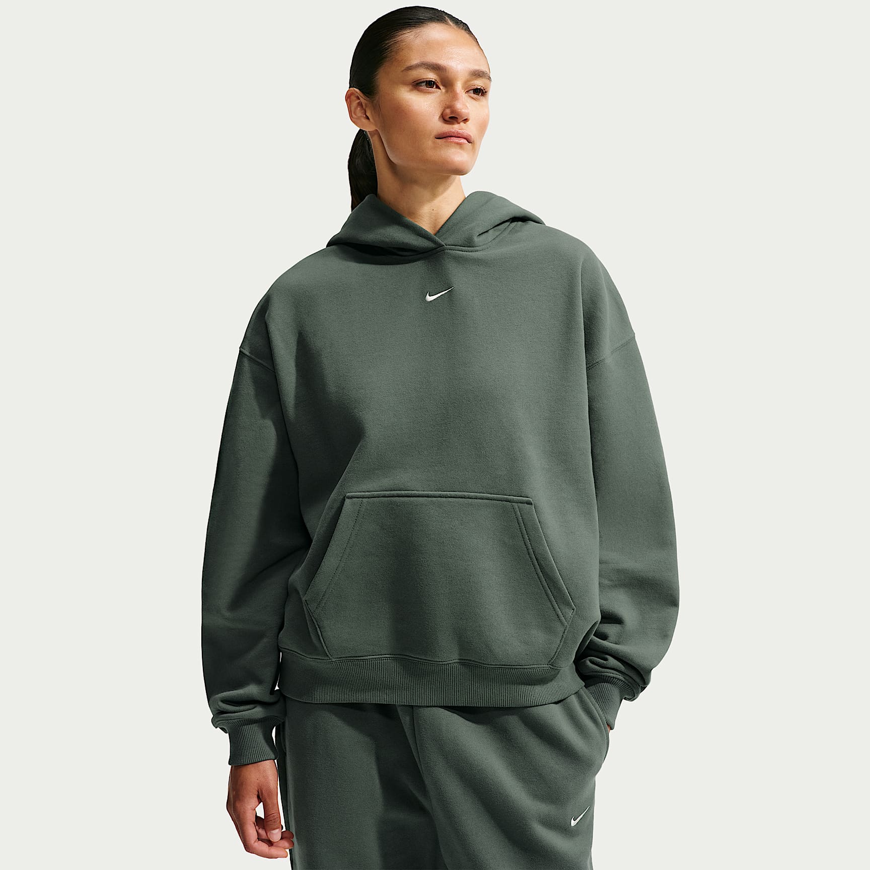 Nike Studio Fleece Medium Weight Women's Oversized Pullover Hoodie